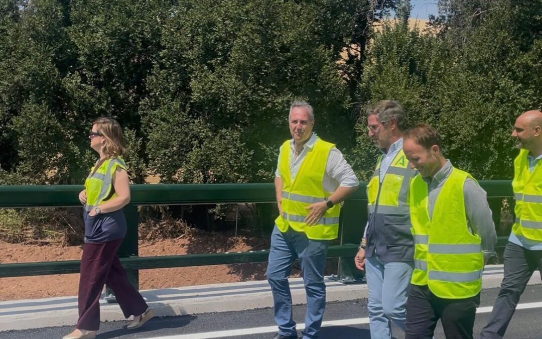 Reabre la A-303 entre Guarromán y Linares tras las obras de emergencia para la reconstrucción del puente sobre el Guadiel
