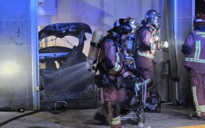 Susto en el Bulevar esta pasada medianoche por un incendio en el centro de salud del Bulevar