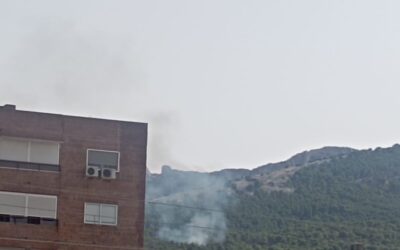 Infoca actúa en un incendio entre el cerro de Santa Catalina y El Neveral