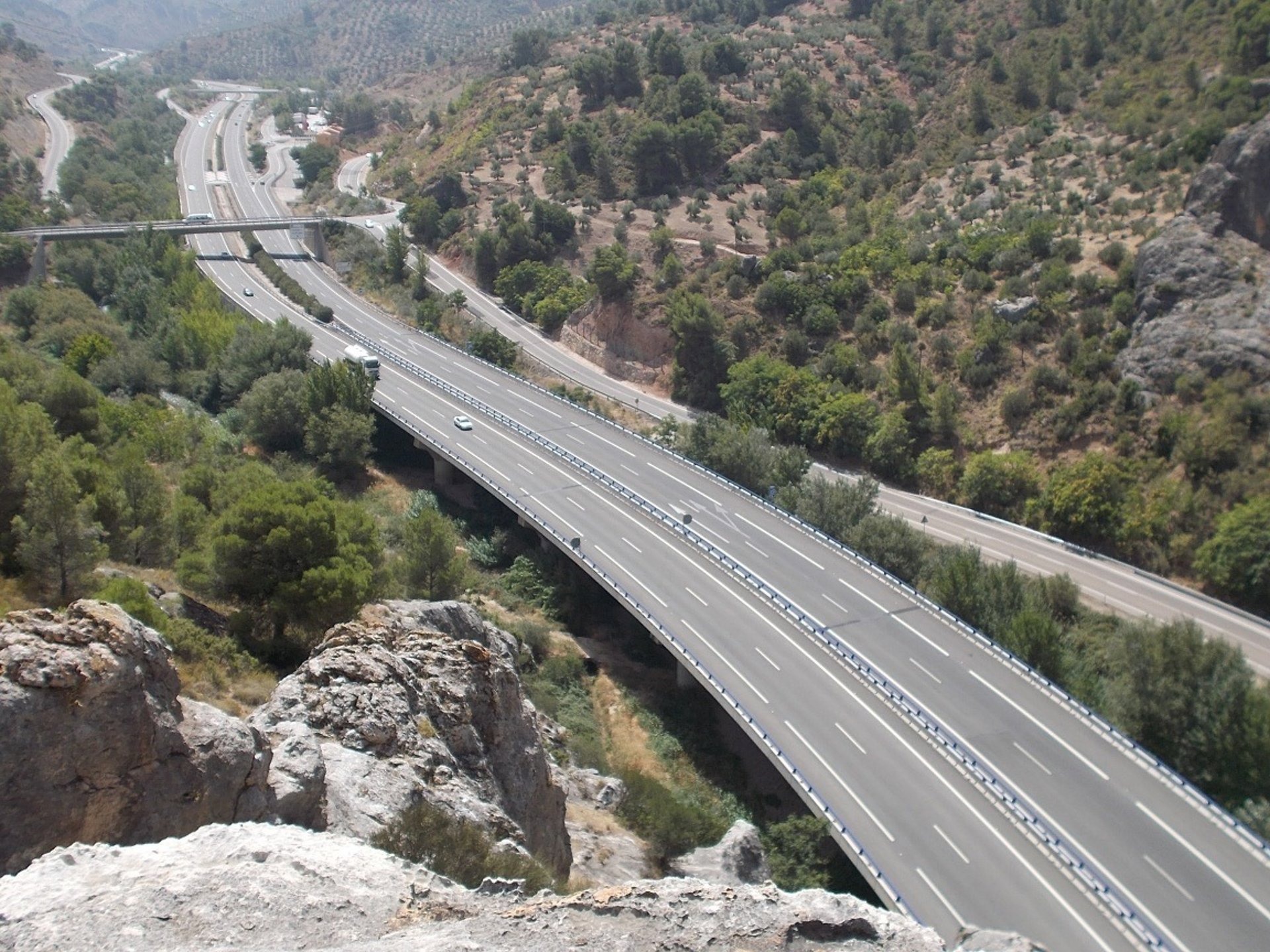 Jaén.- El Gobierno destina 3,5 millones a las obras de emergencia en la A-44 y la N-323 tras el temporal de borrascas