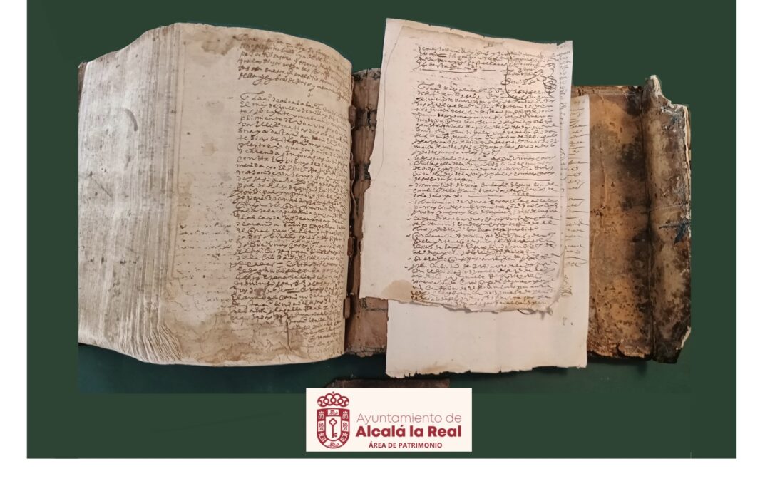 Patrimonio impulsa la recuperación de dos nuevos documentos del Archivo Histórico Municipal de Alcalá la Real