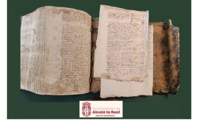 Patrimonio impulsa la recuperación de dos nuevos documentos del Archivo Histórico Municipal de Alcalá la Real