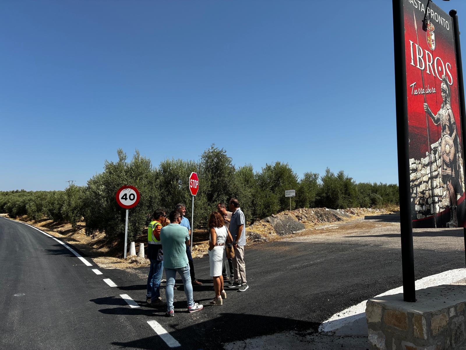 20260812 Visita a obras en carreteras de Ibros y Canena 2