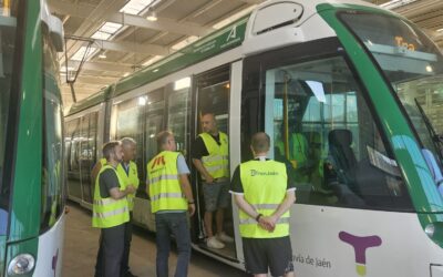 El tranvía de Jaén entra en su recta final: comienzan las prácticas con los trenes