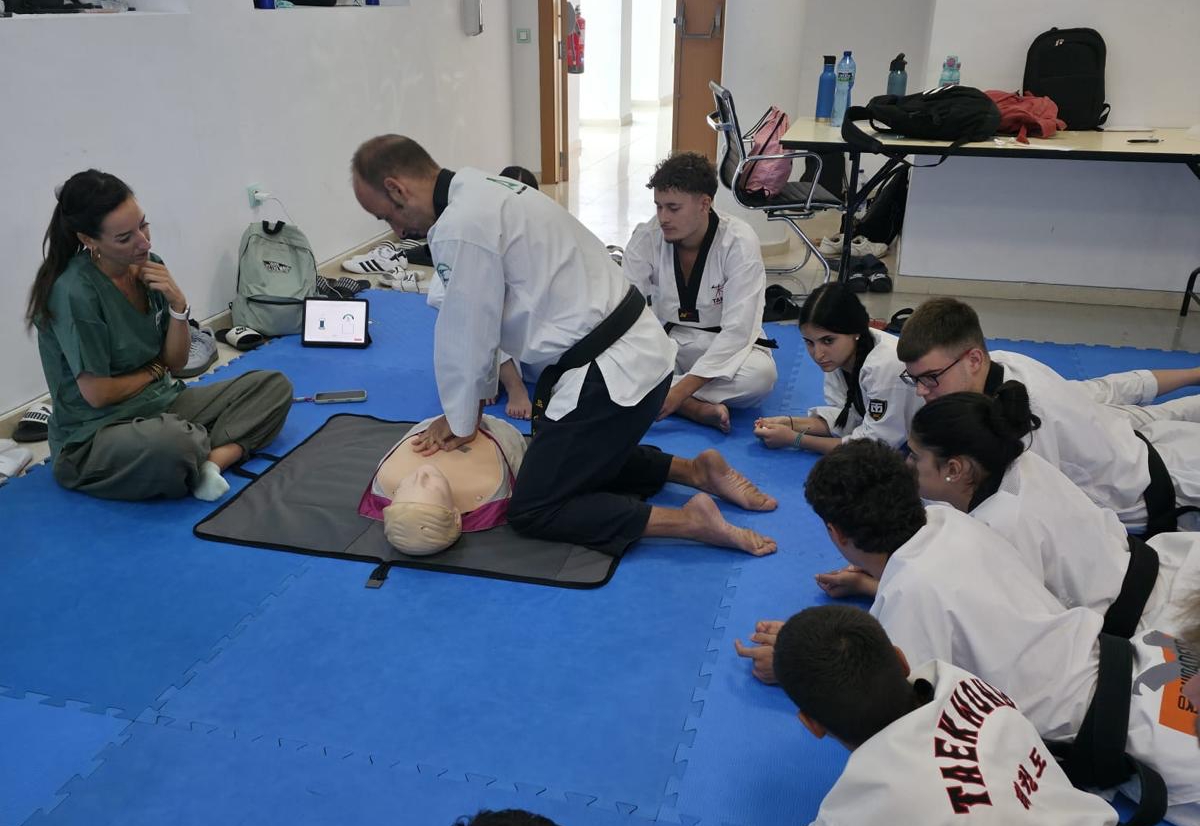 Formación RCP Federación Taekwondo 3
