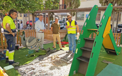 Ayuntamiento y Diputación renuevan su acuerdo para el mantenimiento y ampliación de los parques infantiles de Jaén