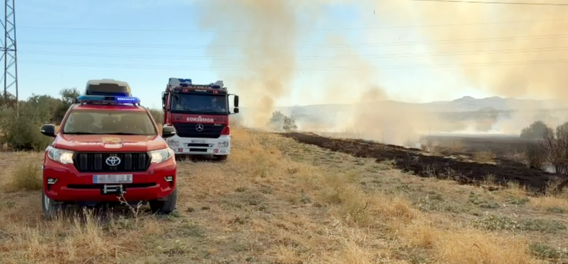 Fotonotocia Extinguido Incendio entorno Traumatológico