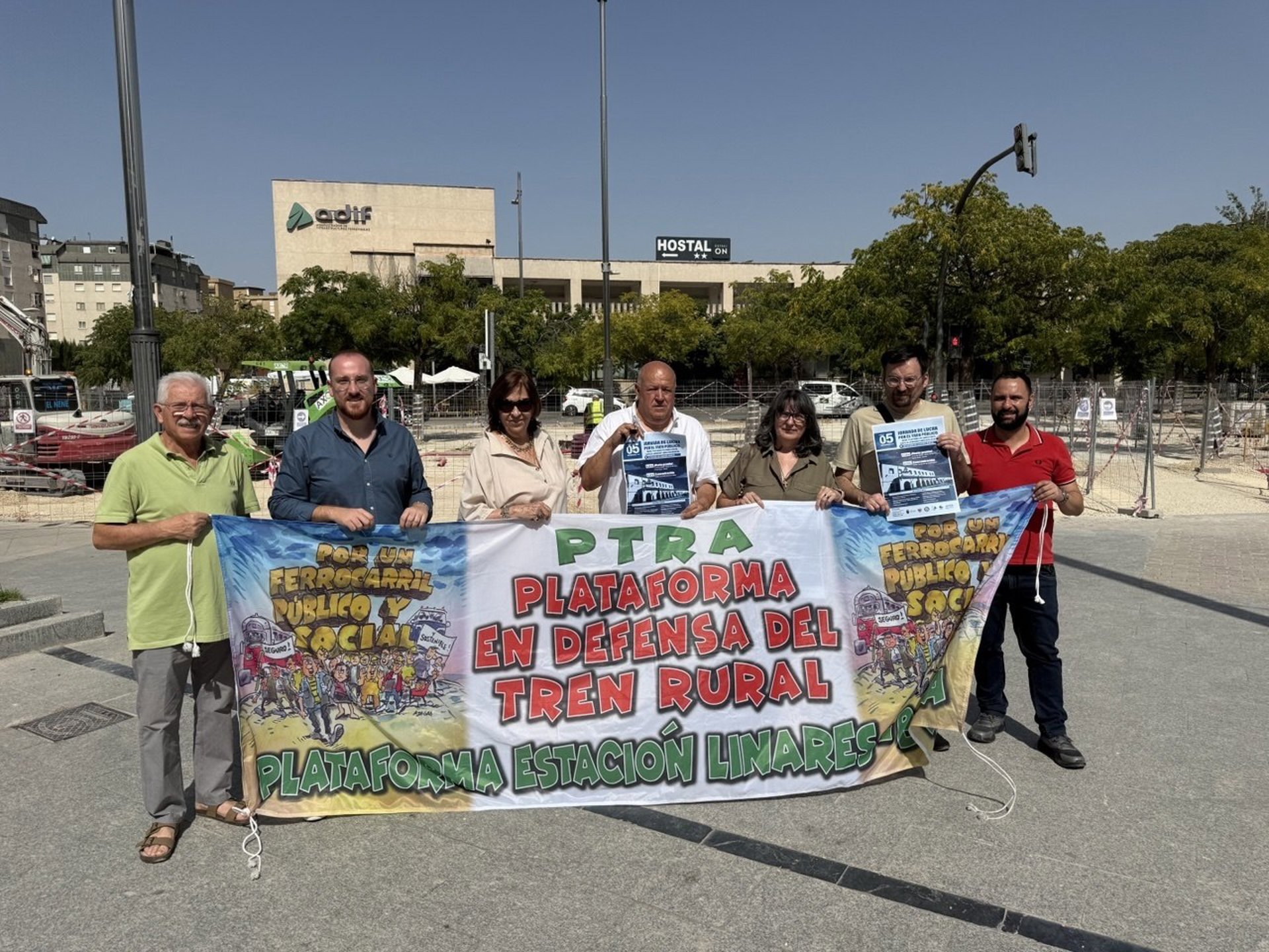 Jaén.- Convocan una concentración el 5 de septiembre en Linares-Baeza para exigir mejorar ferroviarias